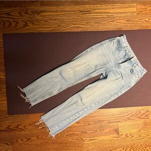 Zara Light Wash Cropped Jeans